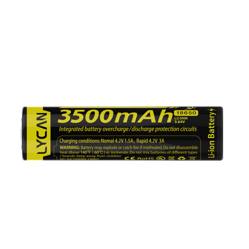 18650-3500mAh Battery LYCAN 18650-3500mAh Battery LYCAN